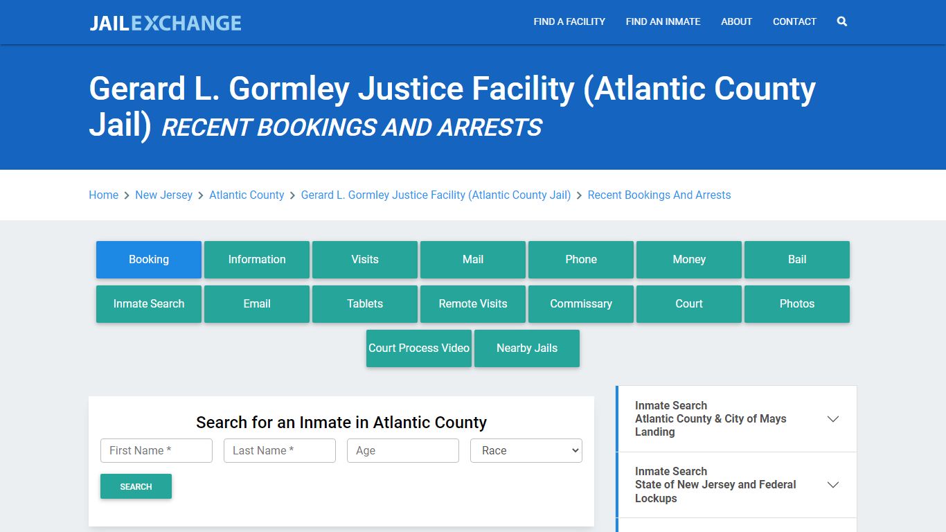 Gerard L. Gormley Justice Facility (Atlantic County Jail)