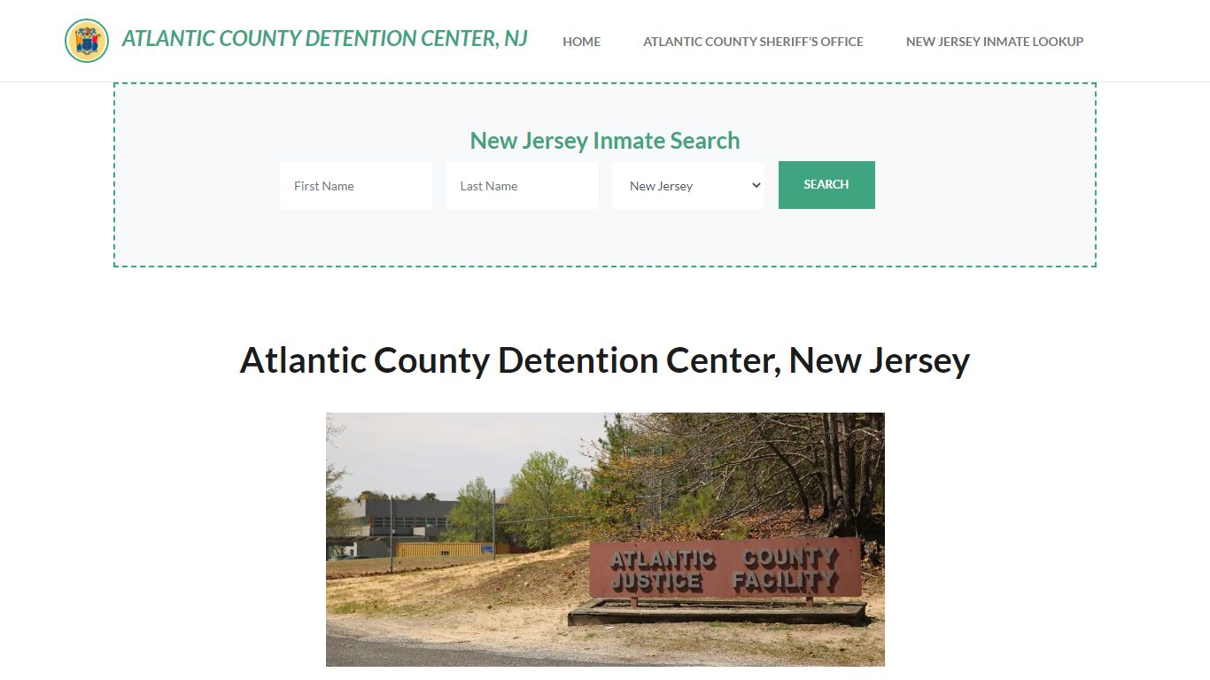 Atlantic County Detention Center, NJ Inmate Roster, Offender Search